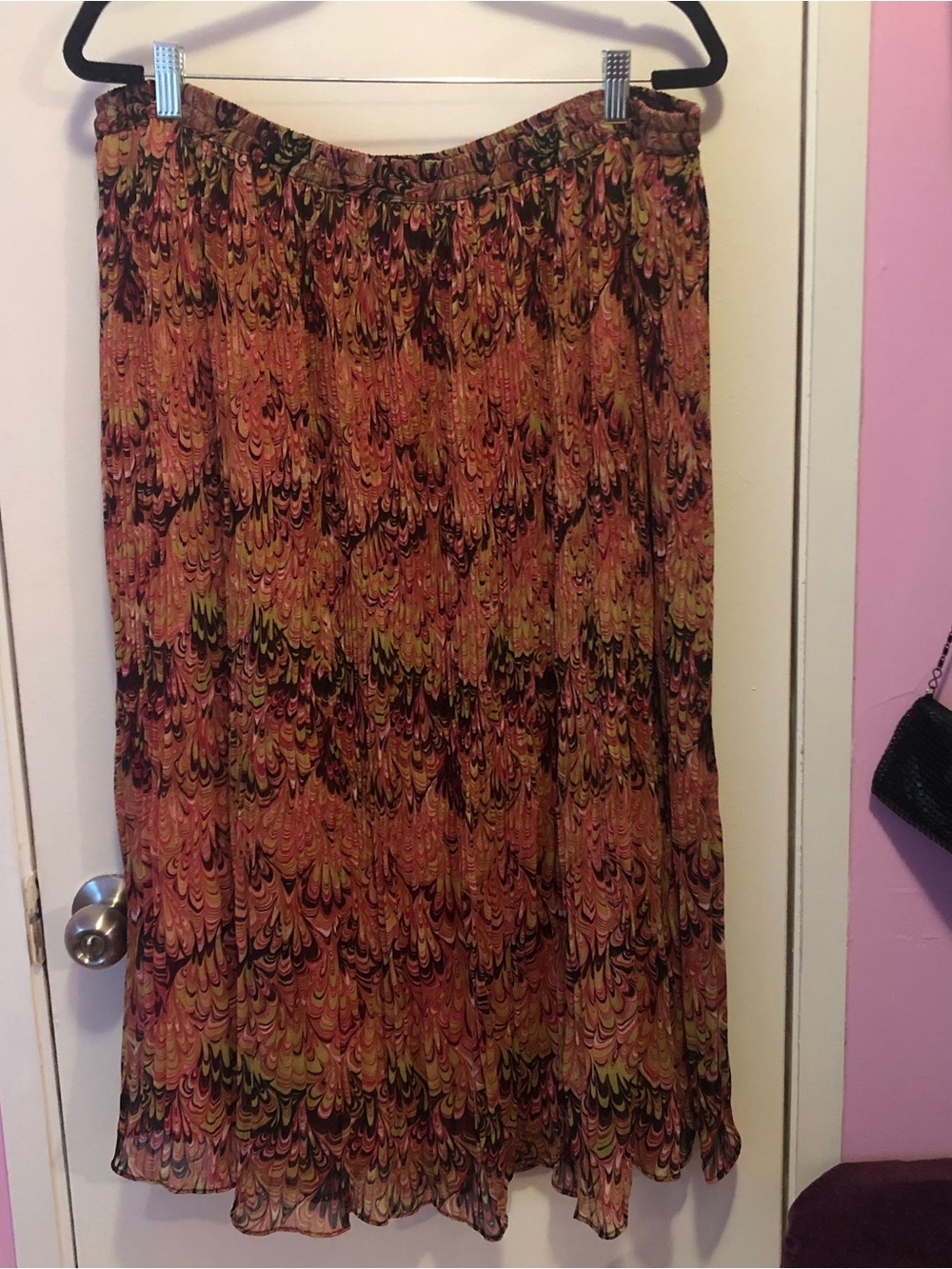 krazy kat Multicolor A-Line Maxi Skirt in Earth Tones